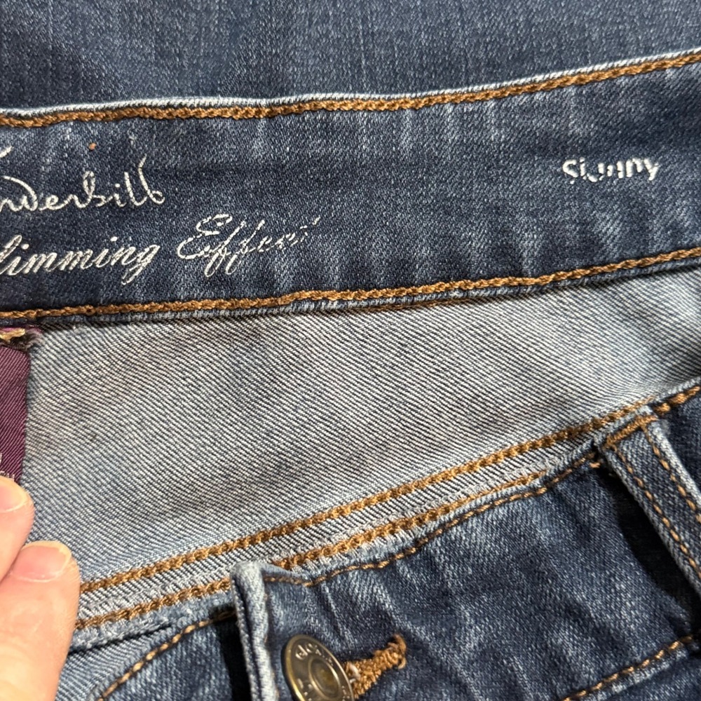 Gloria Vanderbilt All Around Slimming Effect Skinny Jeans Blue Women Size 8 - Picture 5 of 6
